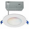 Satco 9W LED DW LP DL - 4 in. Rnd - Starfish IOT Tunable White and RGB - 120V 90 CRI White S11560